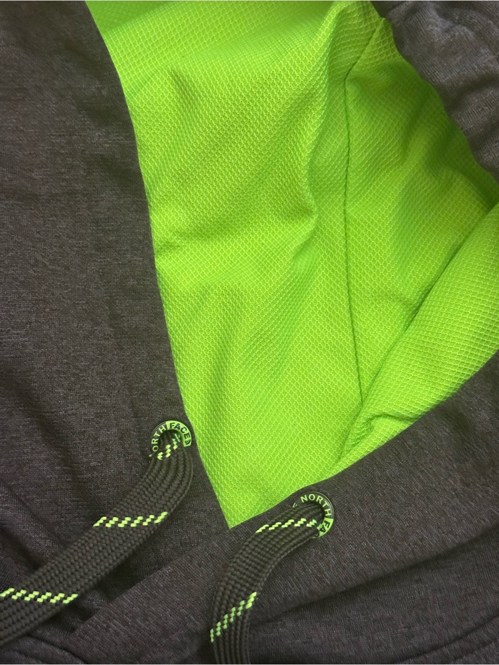 Bundle of 2 NWOT The North Face Hoodies with Neon Green & Bright Orange Logos2XL - Picture 4 of 9